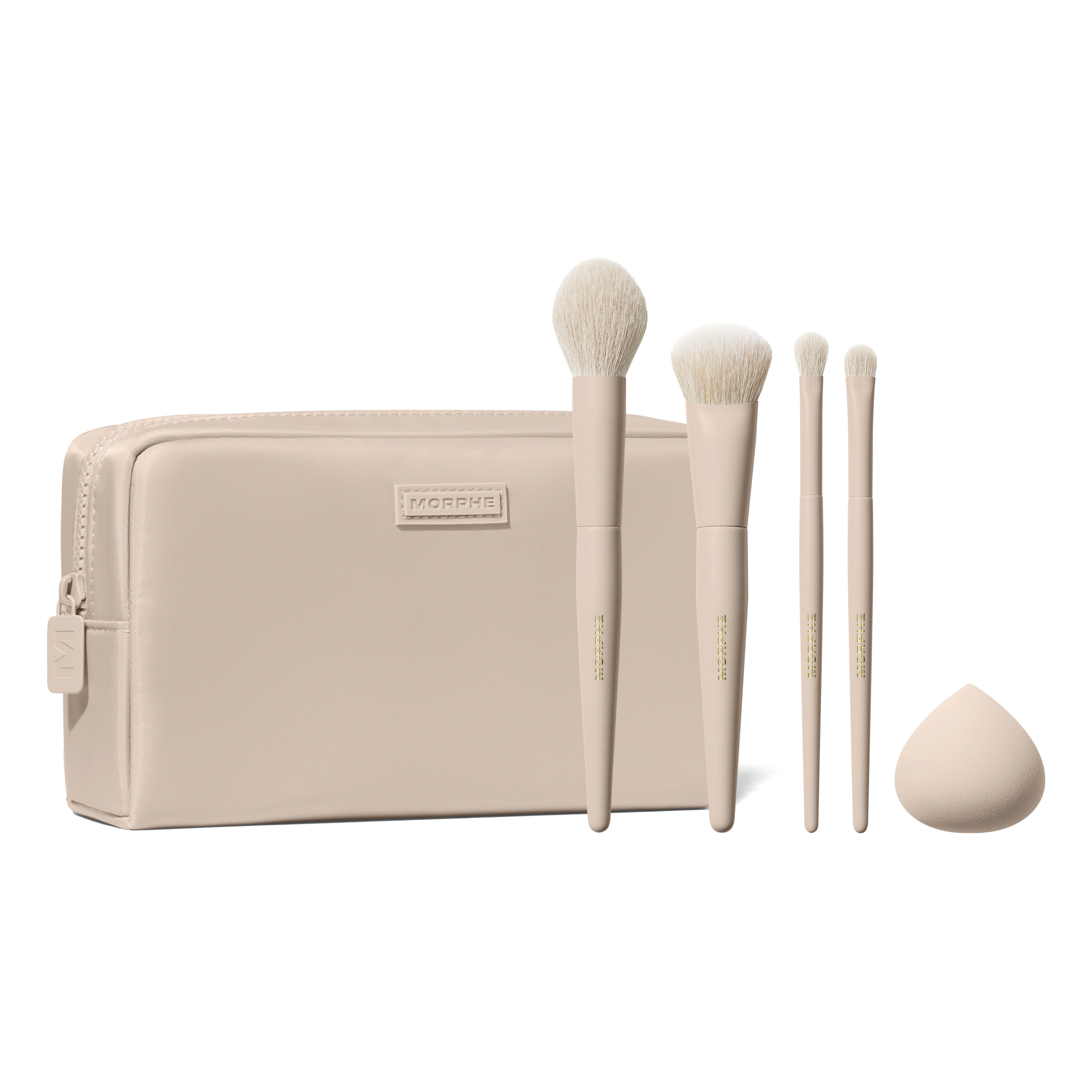 Oat Latte 5-Piece Face & Eye Brush Set